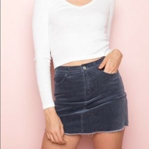 Brandy Melville Juliette Corduroy Skirt
